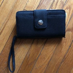 Tahari Black Wallet Wristlet NWOT